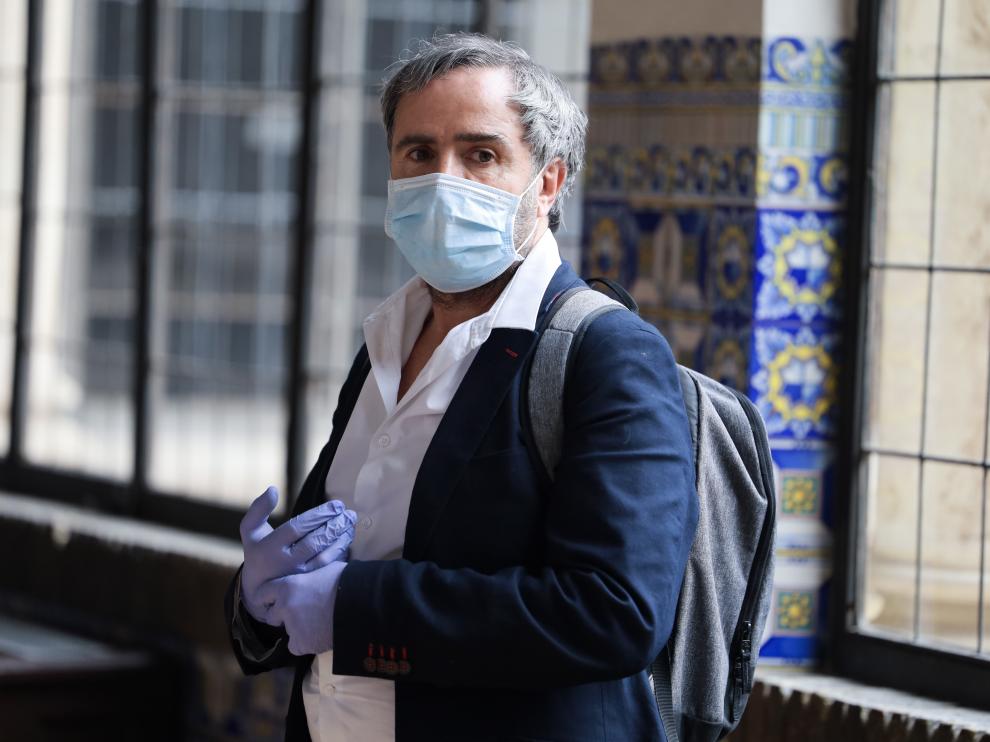 El abogado de Rodrigo Lanza, Endika Zulueta.