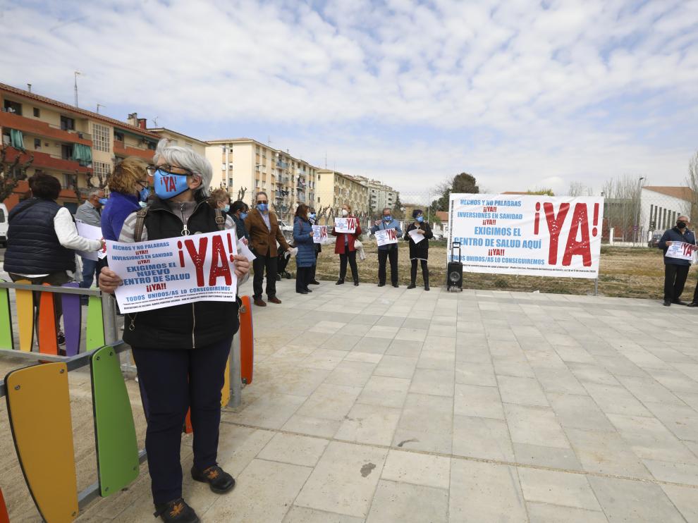 El lugar elegido para la movilización fue el solar de la antigua cárcel