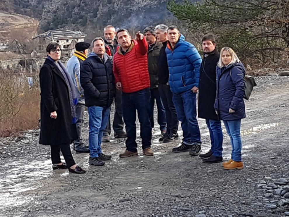 Imagen de archivo de la visita en enero de 2020 al depósito. JÁNOVAS
