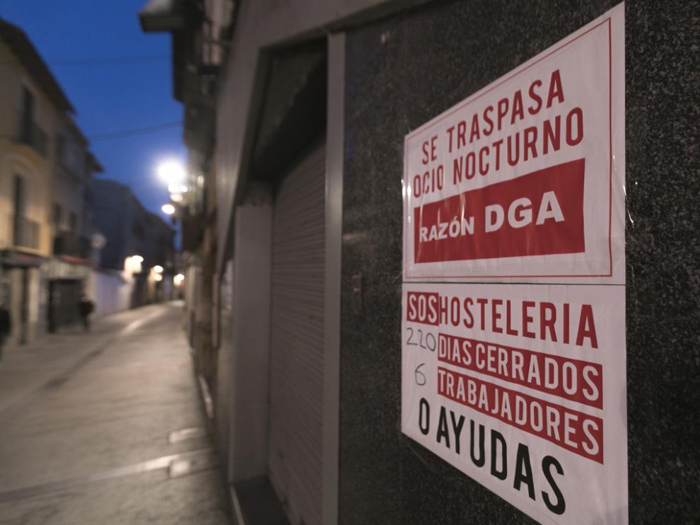 Imagen de archivo de uno de los locales de ocio nocturno en Huesca.