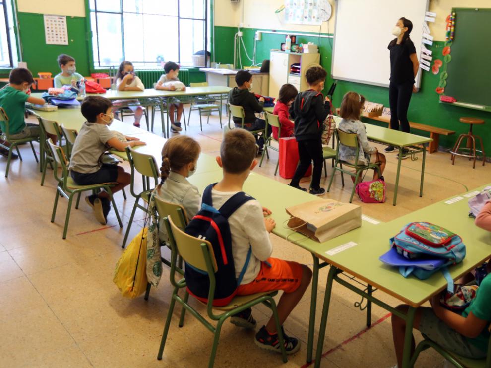 Imagen del colegio El Parque, uno de los que se sumarán a este modelo el próximo curso.