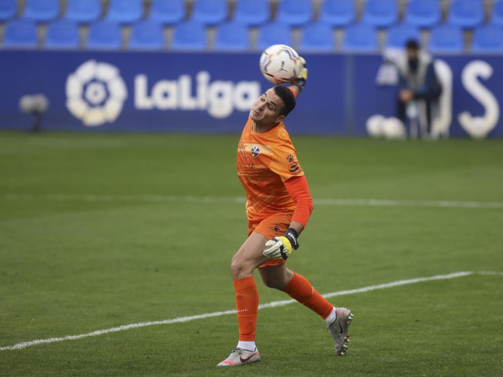 Andrés Fernández, en un partido contra el Éibar de esta temporada.