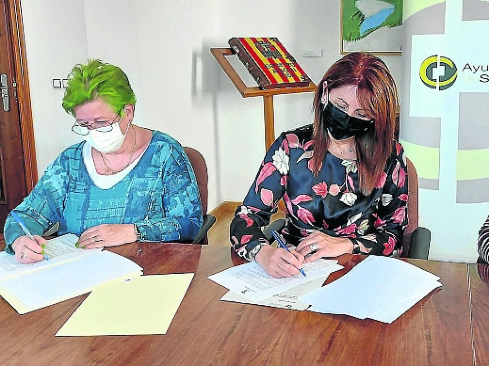 Lyn Briggs, Berta Fernandez e Isabel Mañero.