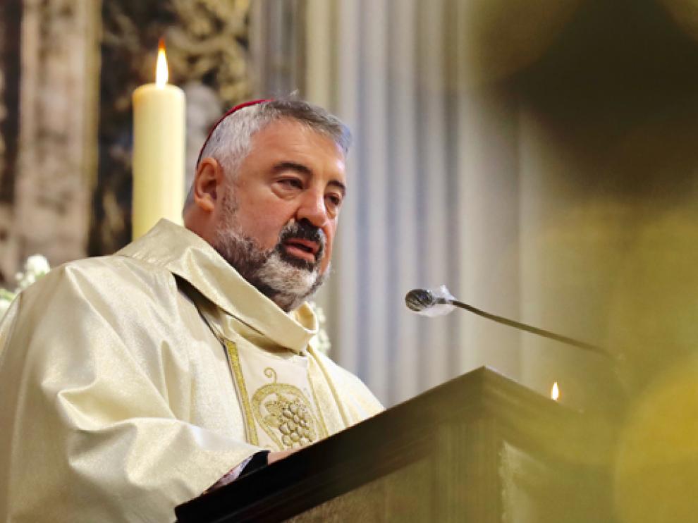 Carlos Escribano, arzobispo de Zaragoza.