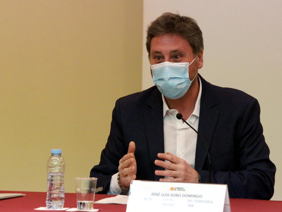 José Luis Soro Domingo, consejero de Vertebración del Territorio, Movilidad y Vivienda de Gobierno de Aragón.