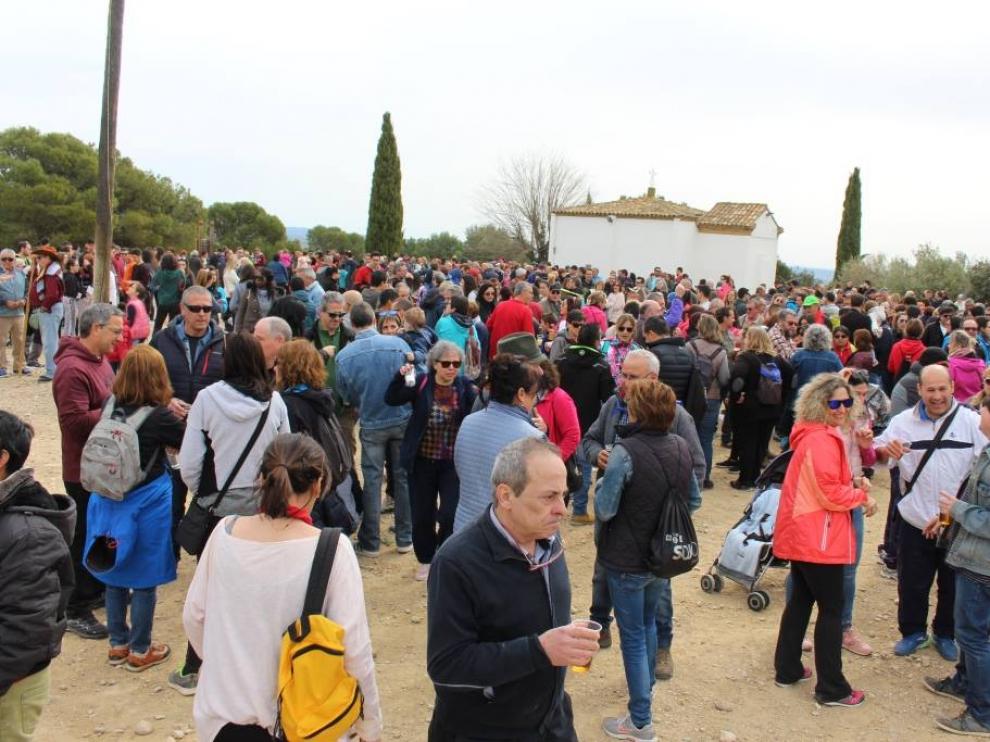 Imagen de una romería a San Quílez