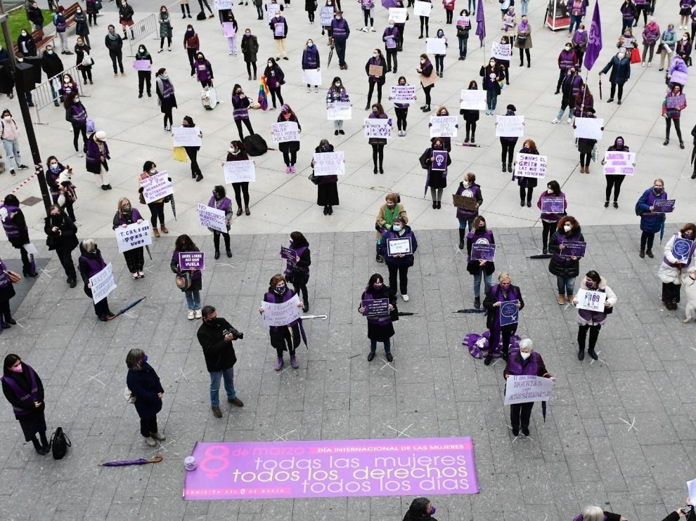 Manifestación del 8M en tiempos de pandemia