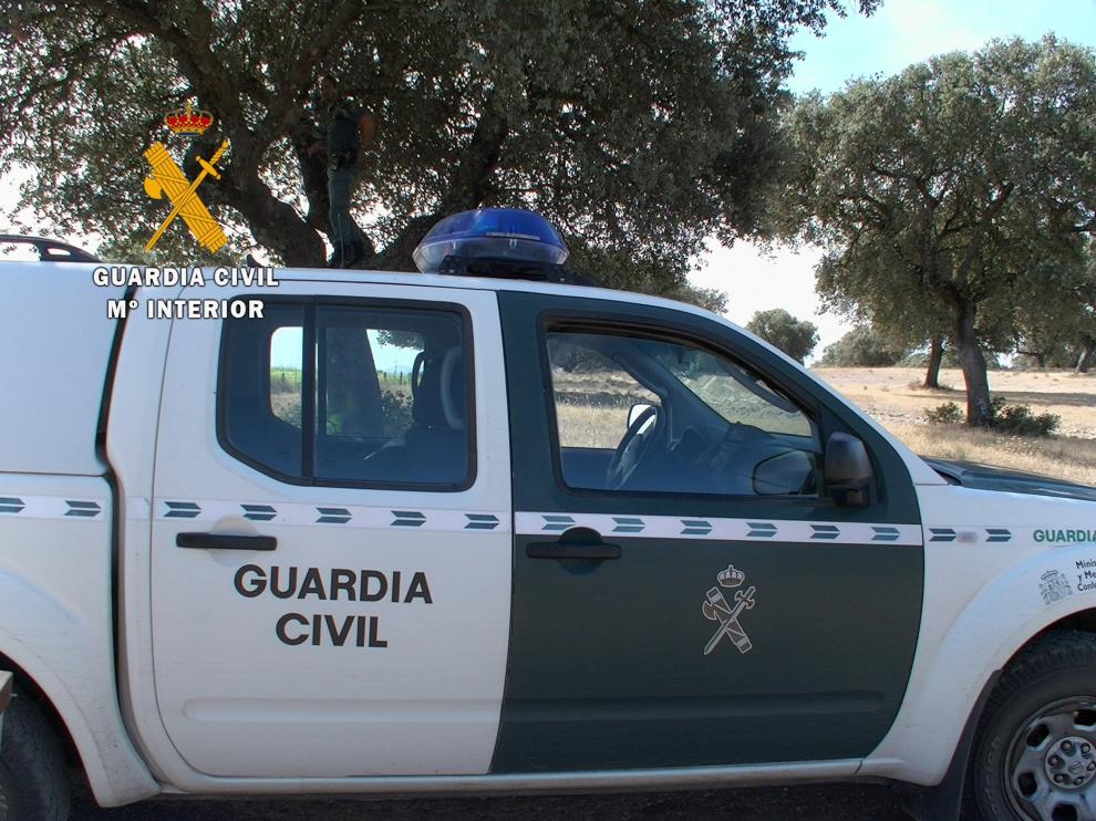 Vehículo de la Guardia Civil.