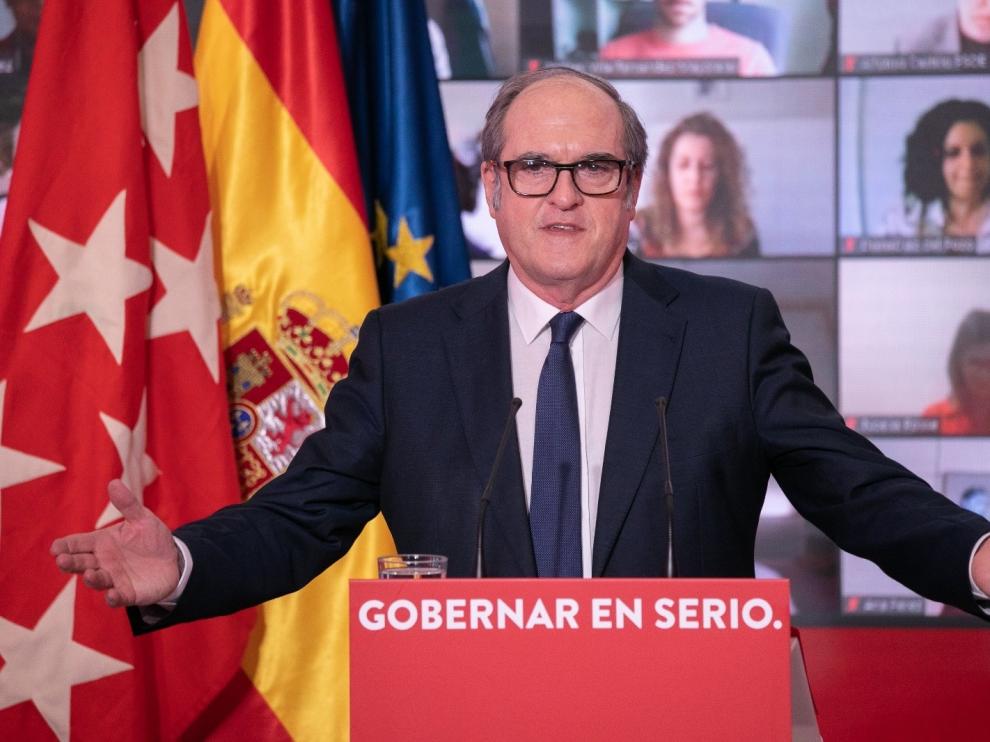 El candidato socialista a la presidencia de la Comunidad de Madrid, Ángel Gabilondo