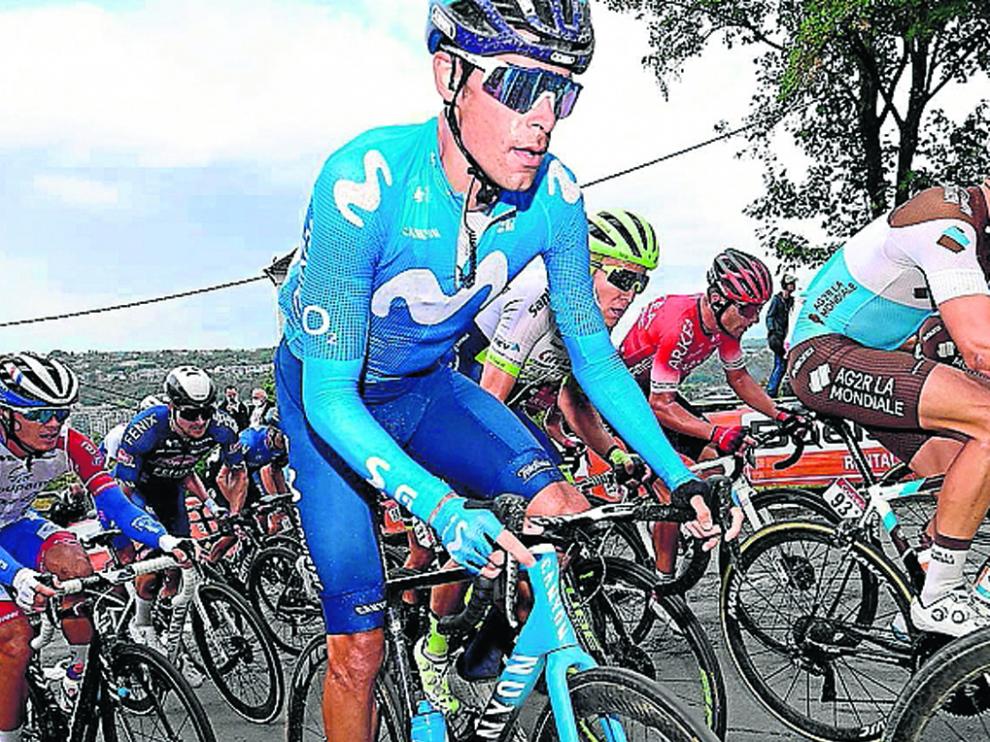 Jorge Arcas estará con Movistar en la línea de salida del Gran Premio Miguel Indurain este sábado.