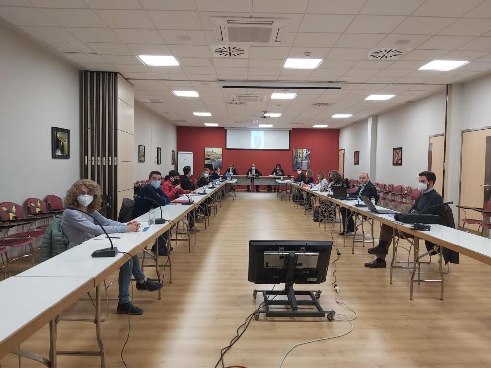 Pleno del Ayuntamiento de Barbastro.