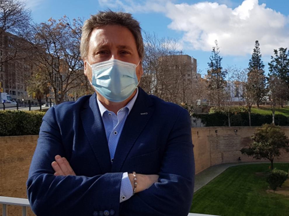 José Luis Soro, consejero de Vertebración del Territorio, Movilidad y Vivienda de Gobierno de Aragón.