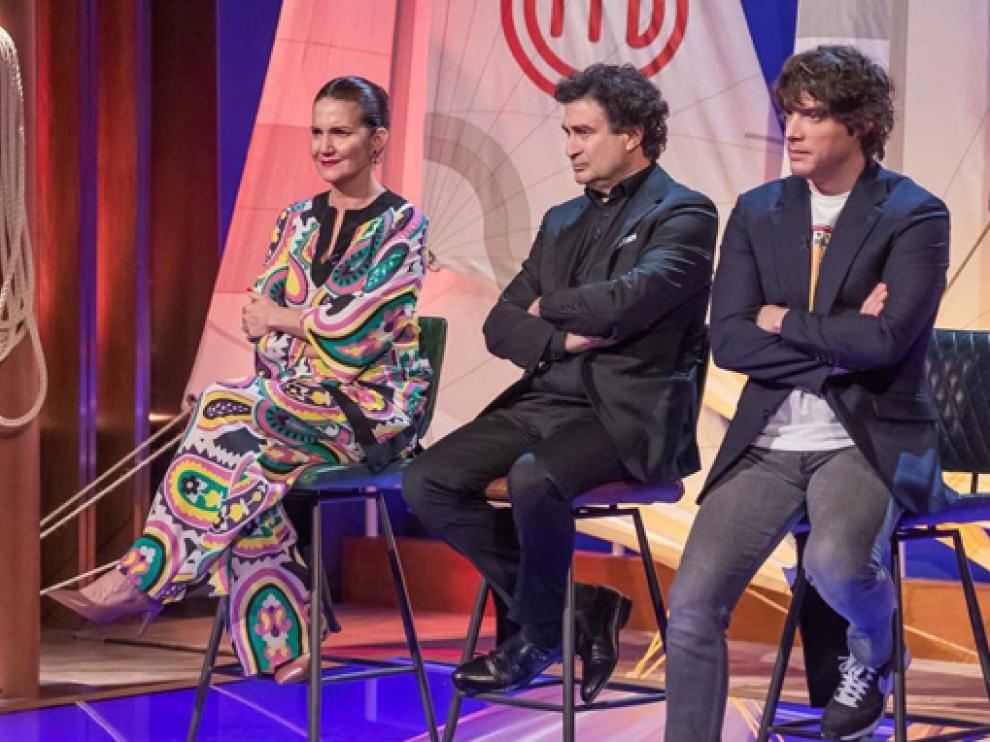 Samantha Vallejo-Nájera, Pepe Rodríguez y Jordi Cruz, jurado de Masterchef.