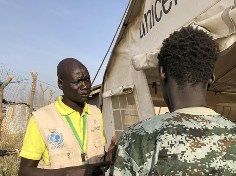 Convenio con UNICEF para desmilitarizar a niños y niñas soldado en Sudán del Sur