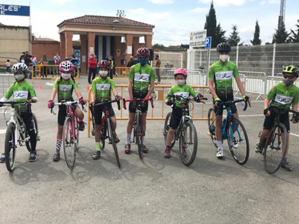 Los corredores del Vive-CCOscense disputaron la prueba de escuelas en Caspe.