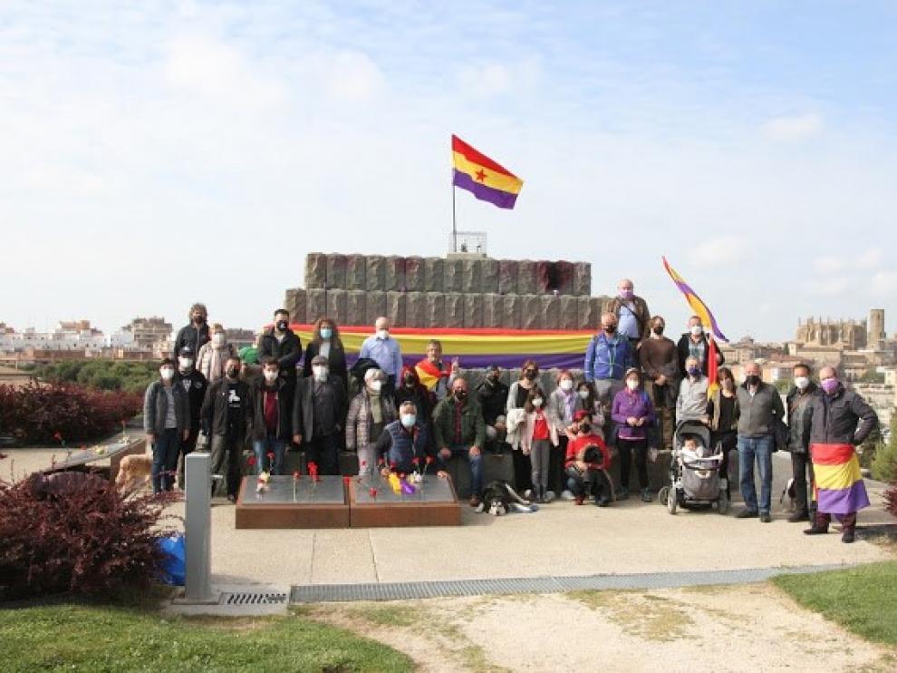 Imagen del acto celebrado en Huesca este miércoles.