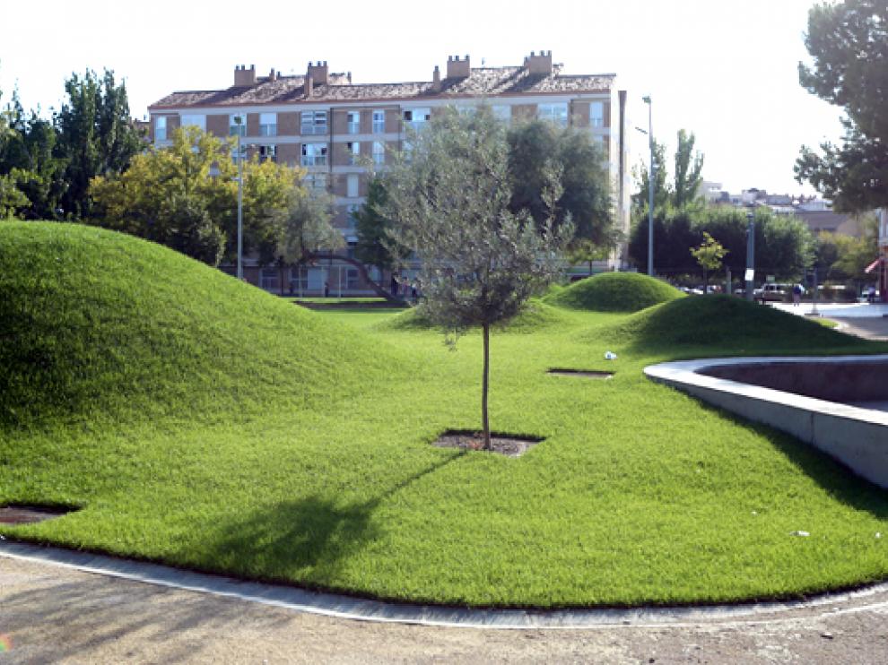 Parque de San Martín de Huesca.