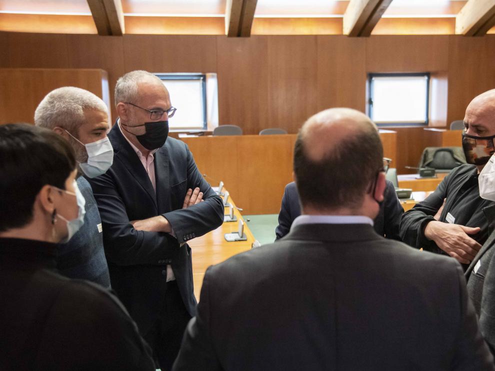 Encuentro del comité de empresa con parlamentarios.
