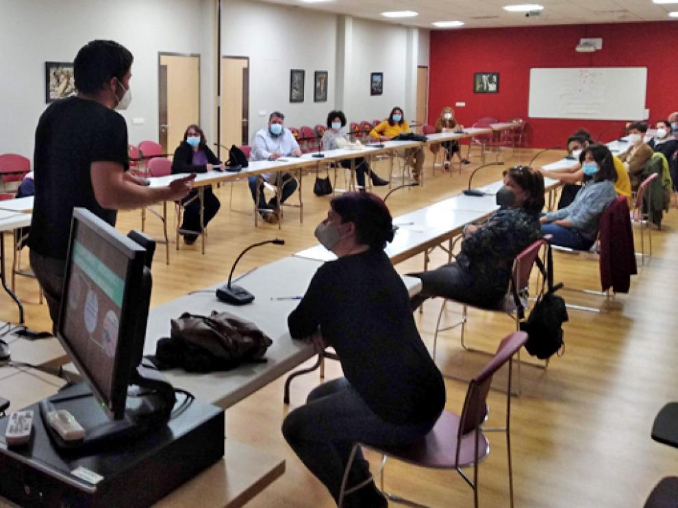 primer encuentro de productores y transformadores del Somontano en el marco del proyecto ‘Mincha d´aquí’.