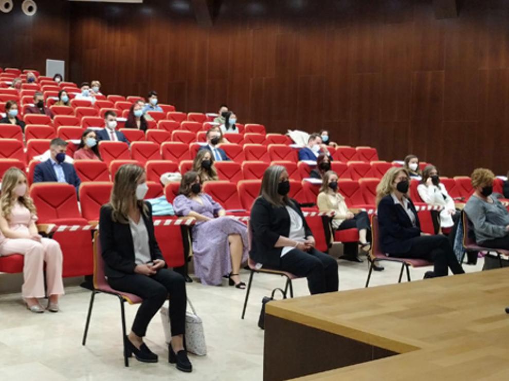 Homenajes en la Facultad de Empresa y Gestión Pública.