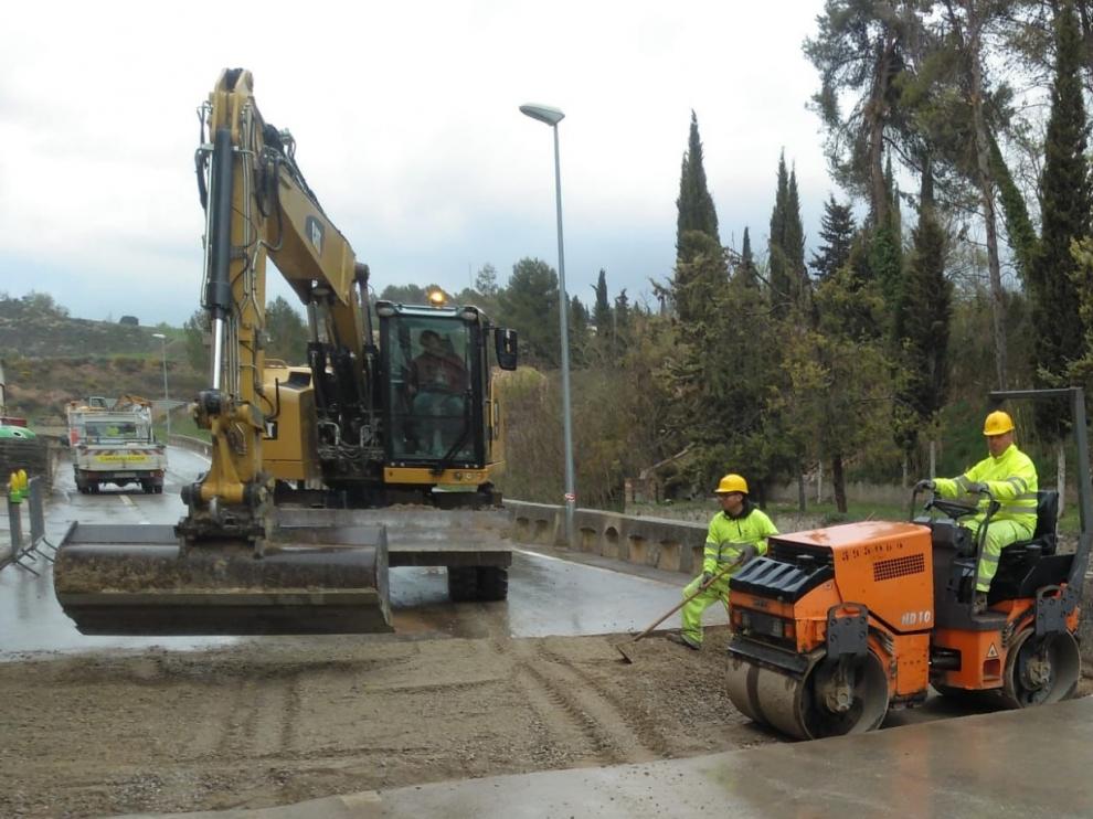 Obras en Peralta de Calasanz