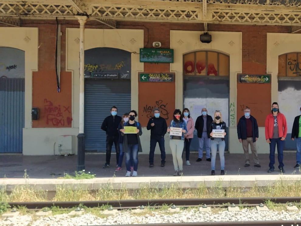 Concentraciones en defensa del ferrocaril.