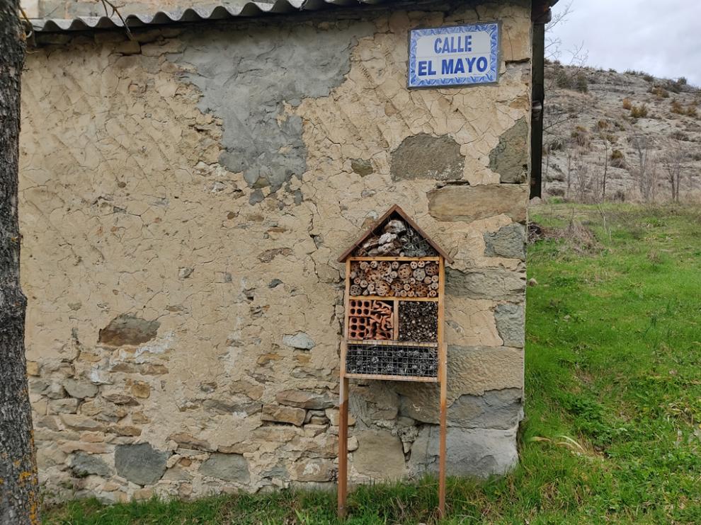 "Hotel" para insectos en Jarlata.