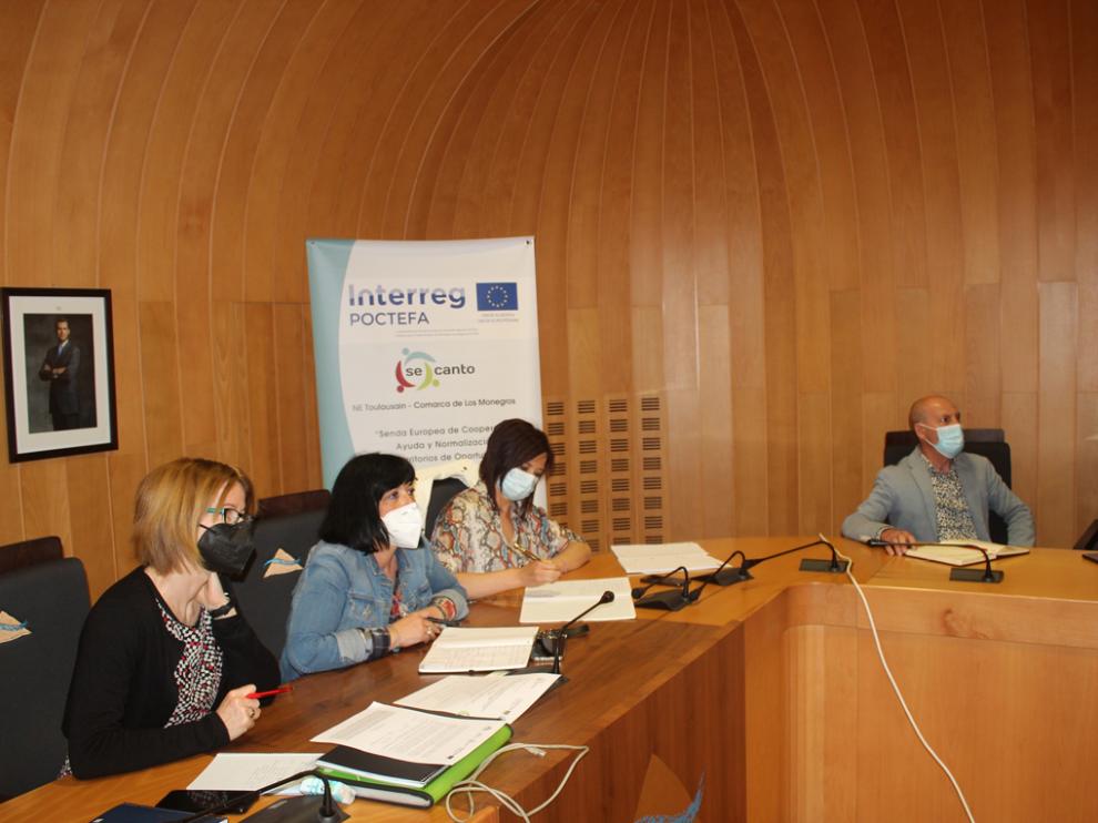 Imagen de la última reunión de coordinación técnica de este Interreg POCTEFA que ha tenido lugar de forma telemática