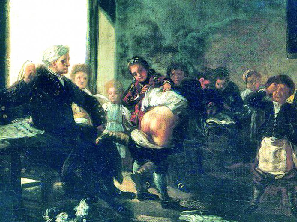 ‘La letra con sangre entra’, de Francisco de Goya.