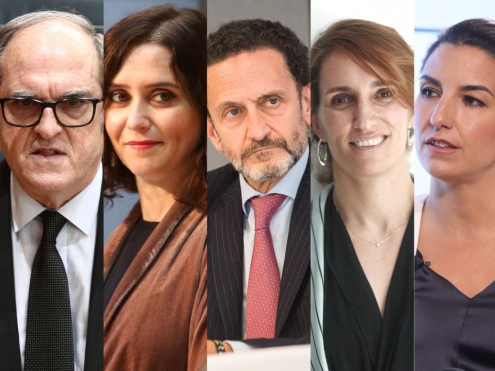Candidatos a la Comunidad de Madrid