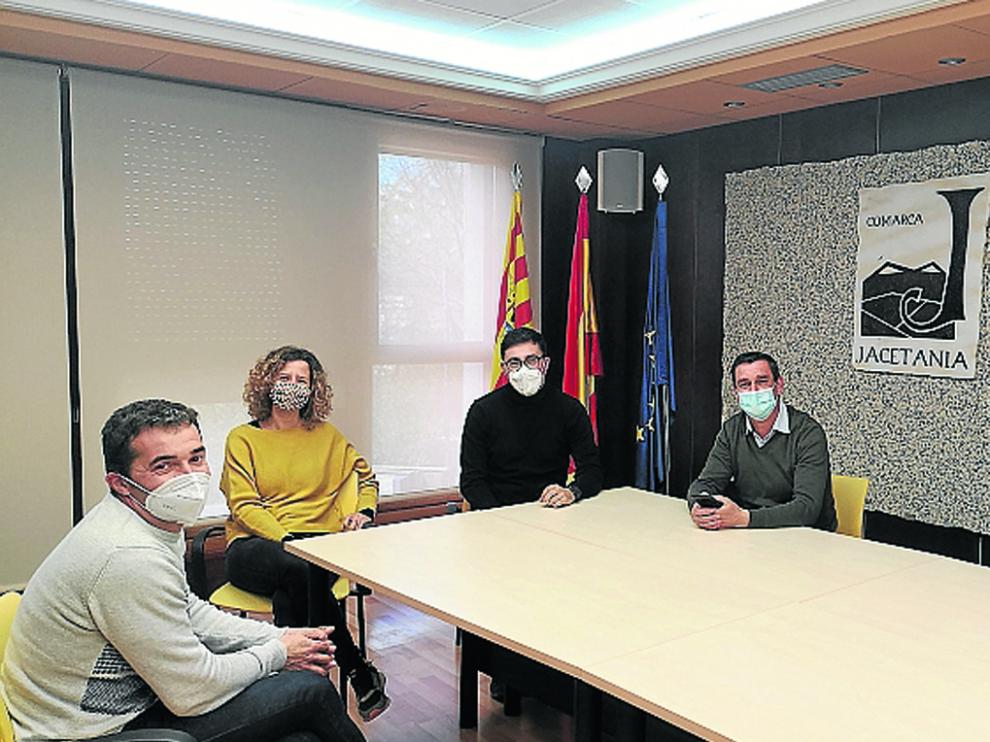 Encuentro que se ha realizado en la sede comarcal de la Jacetania, en Jaca.