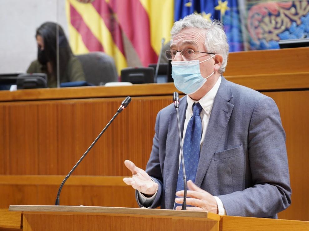 El consejero de Agricultura, Ganadería y Medio Ambiente, Joaquín Olona