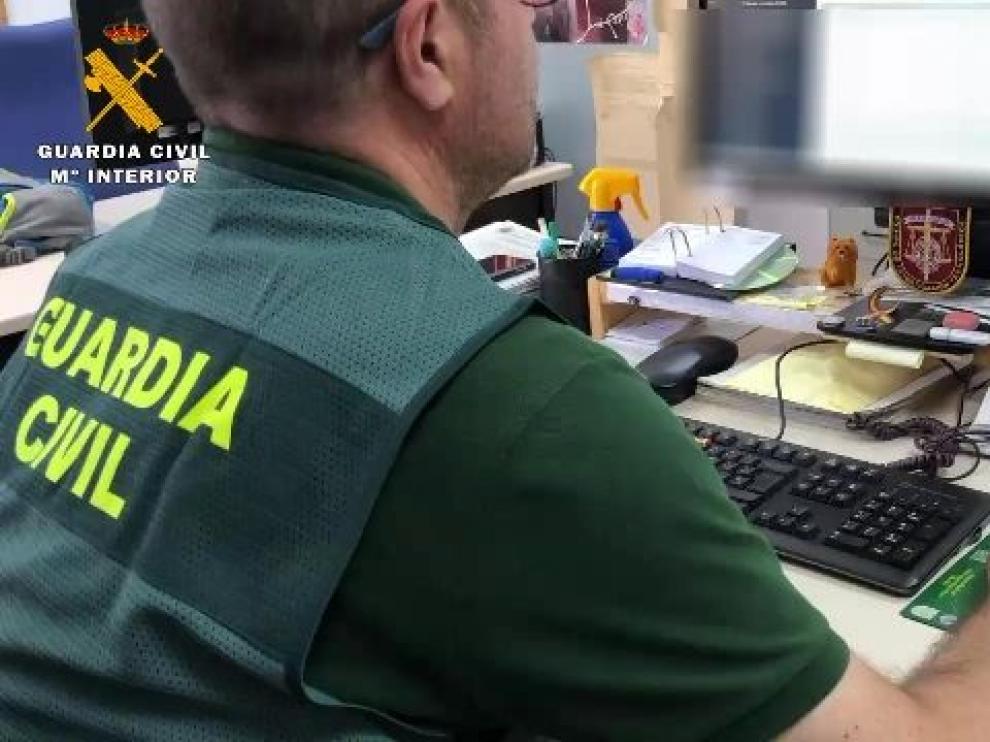 Imagen de la operación facilitada por la Guardia Civil de La Rioja