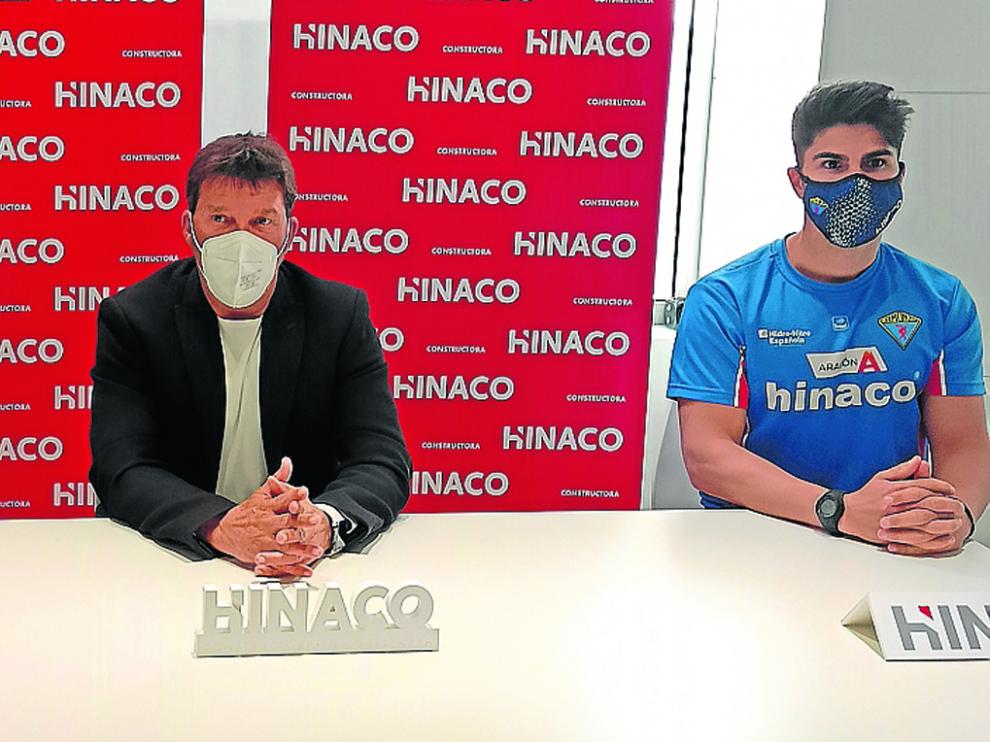 Jesús Hidalgo y Diego Altemir este miércoles en el acto de presentación.