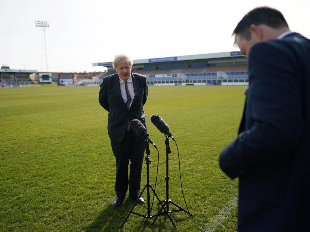 El Primer Ministro británico Boris Johnson
