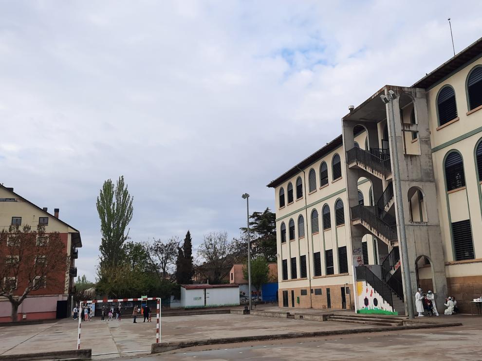 Pruebas realizadas esta semana en el Colegio de Graus.