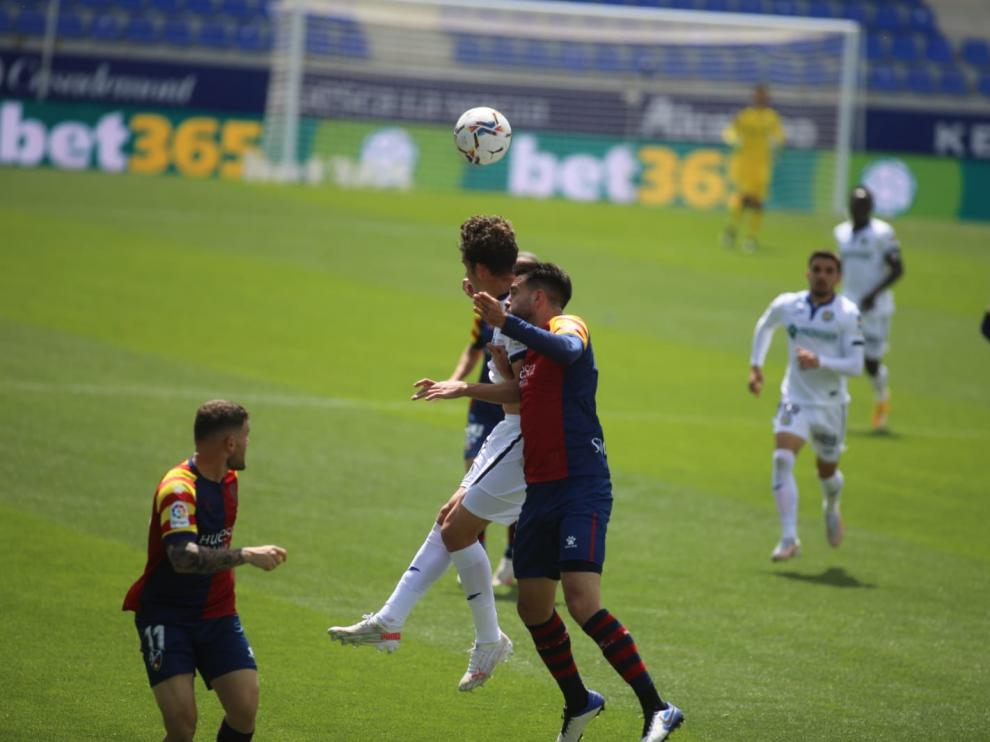 Encuentro del Huesca con el Getafe en El Alcoraz