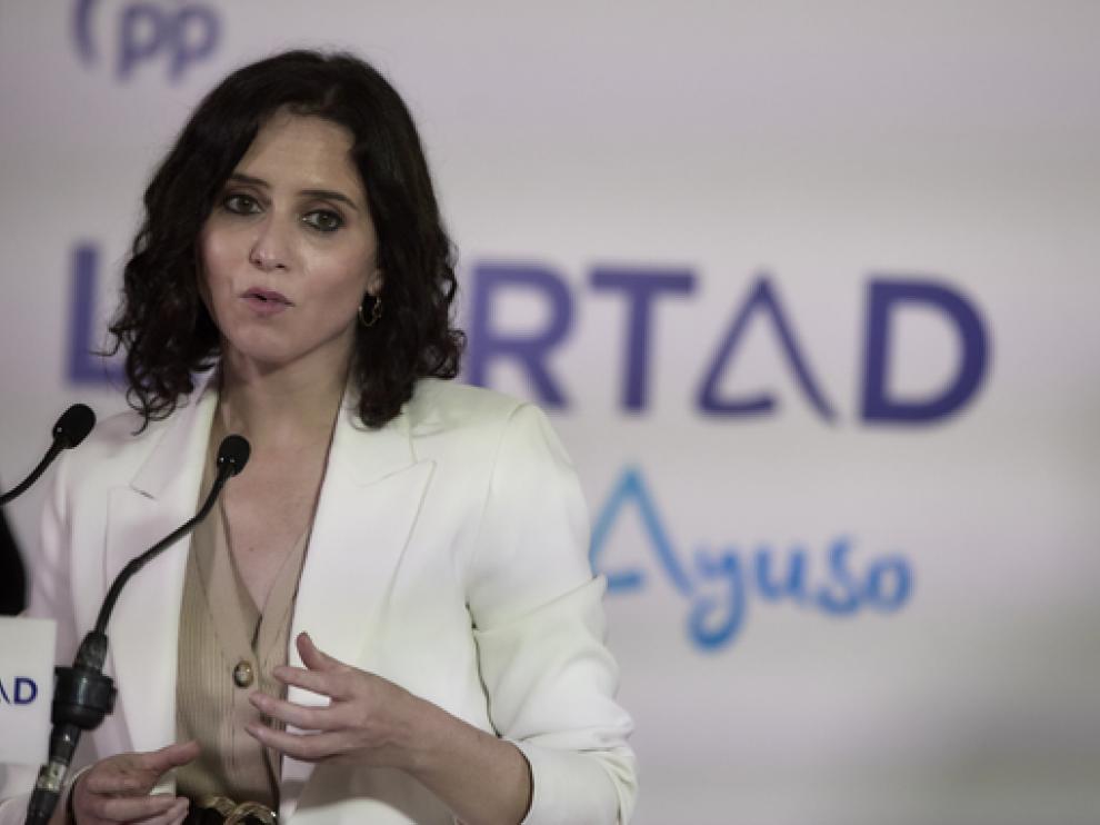 Ayuso ganaría las elecciones a la presidencia de la comunidad de Madrid, según la encuesta