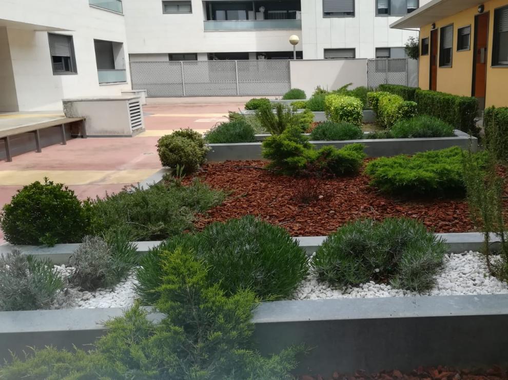 En la imagen, uno de los jardines que mantienen los profesionales de Serfey, empresa especialista en este tipo de trabajos.