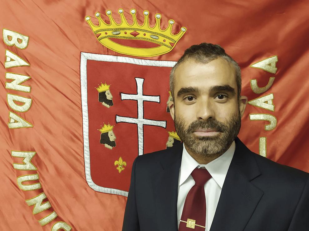 Rafael Mayayo, director de la Banda Municipal de Música “Santa Orosia” de Jaca.