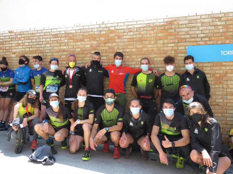 El equipo de la Selección de Aragón en Jaén