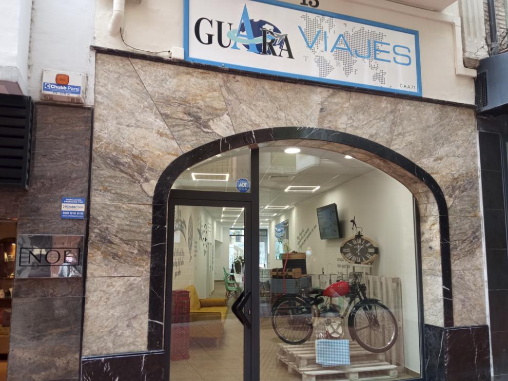 Fachada de Guara Viajes.
