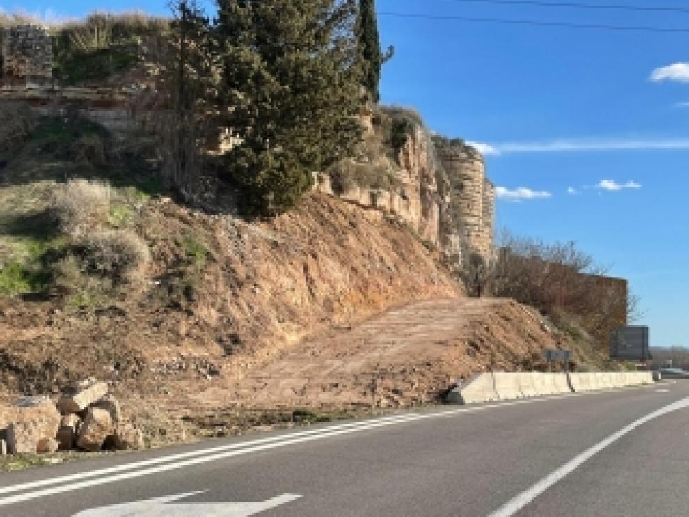 Carretera A-1234 a su paso por Zaidín