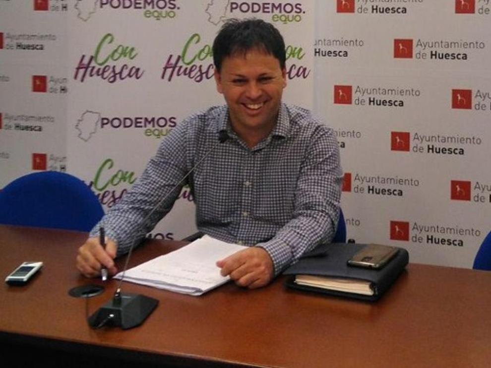 Óscar Sipán, de Con Huesca Podemos Equo