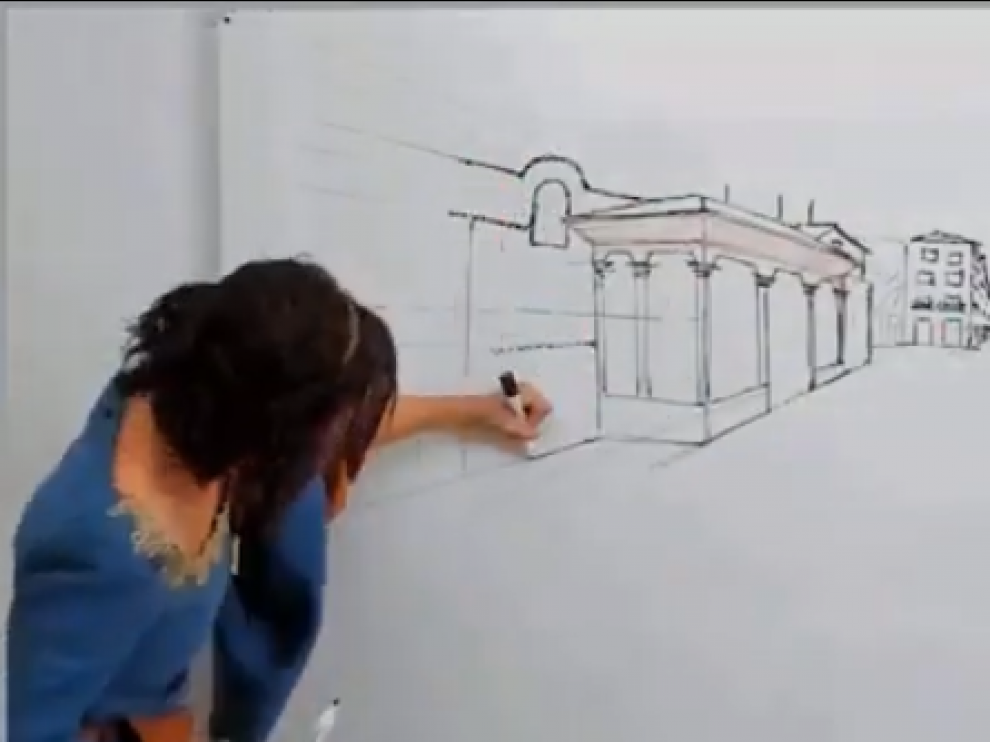 Una imagen del vídeo con Aída de protagonista.