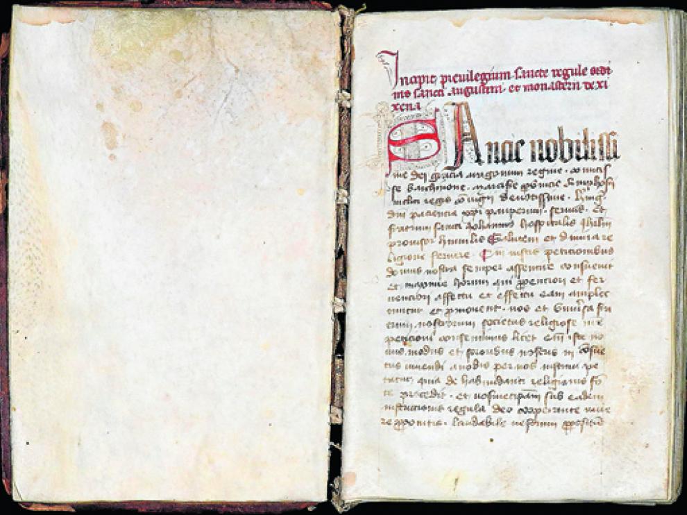 El códice es un manuscrito en latín de 187 hojas, muy importante para saber la historia del monasterio