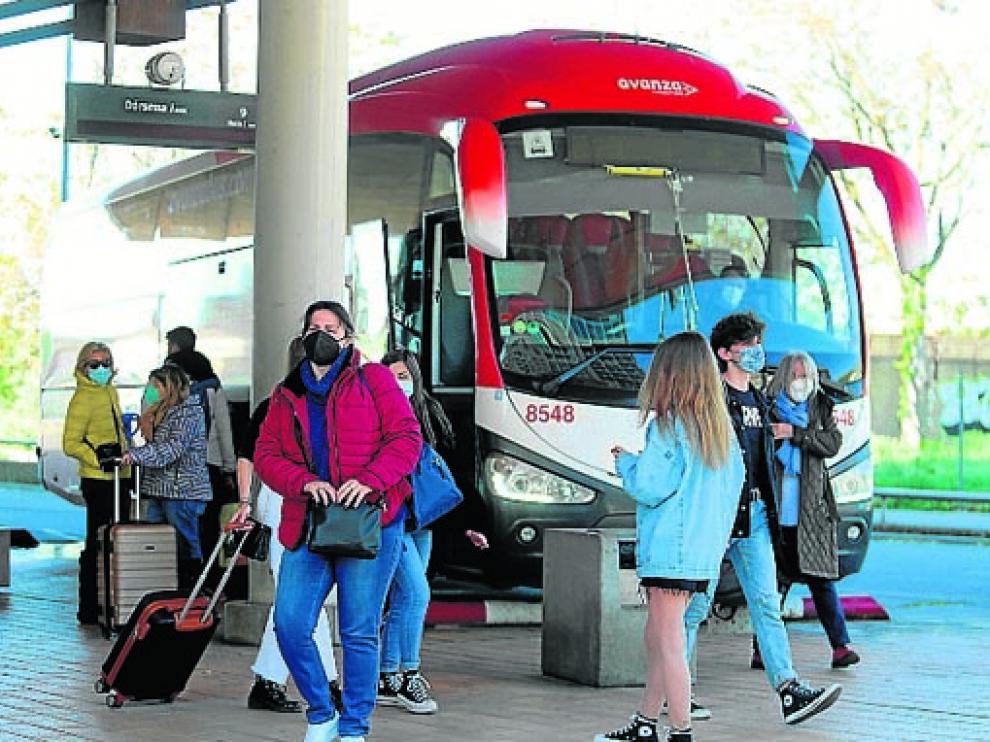 Imagen de la Estación de Autobuses de Huesca.