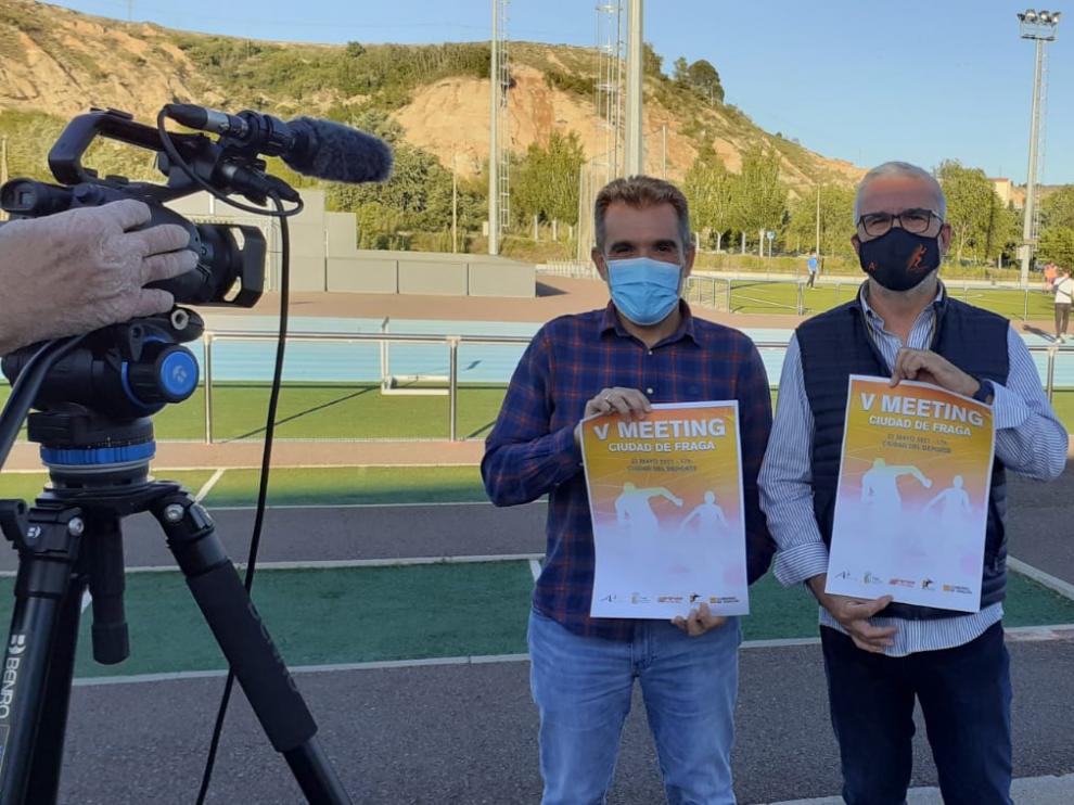Santiago Burgos y Juan Carlos Longán en la presentación de la prueba.