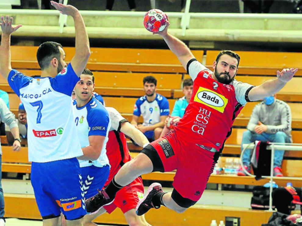 Iván Montoya, en el reciente encuentro contra el Granollers.