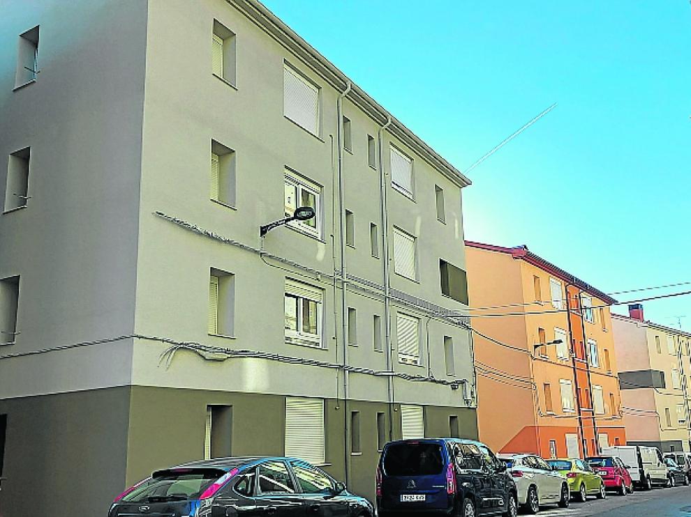 Finalizadas las obras de los bloques de viviendas del Grupo Bilbao en la calle Coli Escalona de Sabiñánigo.